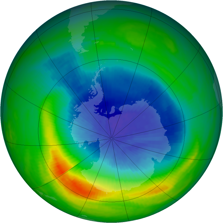 Ozone Map 1983-10-10